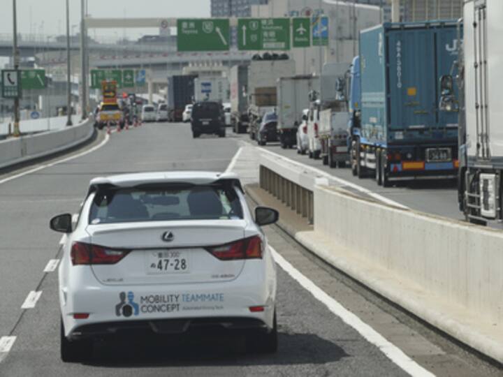 In a first, self driving car cruises on notorious I-95 freeway in Virginia In a first, self driving car cruises on notorious I-95 freeway in Virginia