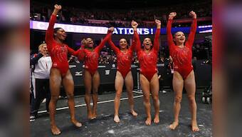 Led by Maggie Nichols, US women roll to 3rd straight world gymnastics title