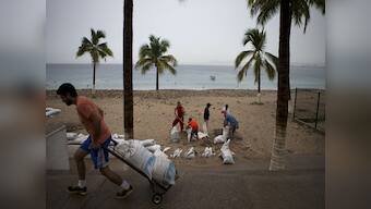 Thousands of tourists in Hurricane Patricia's path