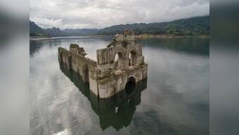 16th century church emerges from water in Mexico