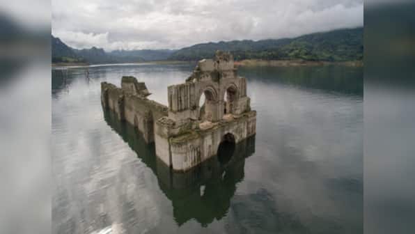 16th century church emerges from water in Mexico