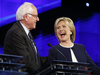 Democratic debate 2015: Clinton, Sanders emerge as frontrunners; clash on guns, economy, foreign policy Democratic debate 2015: Clinton, Sanders emerge as frontrunners; clash on guns, economy, foreign policy