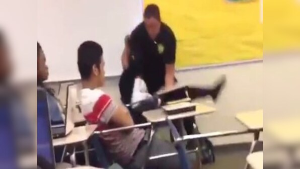 Watch: Disturbing video shows US school cop body slam, drag black female student in classroom