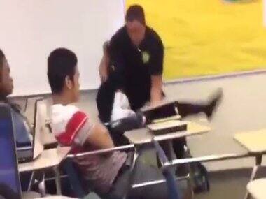 Watch: Disturbing video shows US school cop body slam, drag black female student in classroom