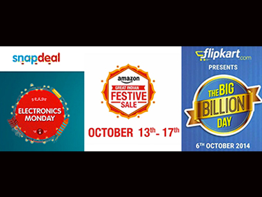 Festival frenzy: Customers to get deep discounts as Flipkart, Snapdeal, Amazon slug it out Festival frenzy: Customers to get deep discounts as Flipkart, Snapdeal, Amazon slug it out