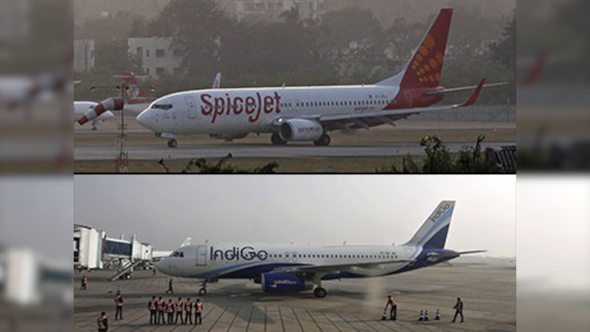Jet blast from SpiceJet aircraft shatters Indigo's passenger bus ...