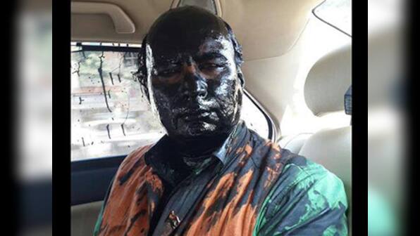 Police lodge FIR against unidentified persons for blackening face of Sudheendra Kulkarni