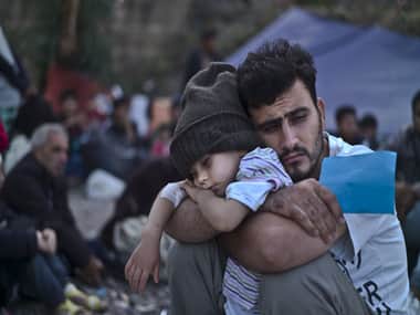 Syrian refugees/ AP photo