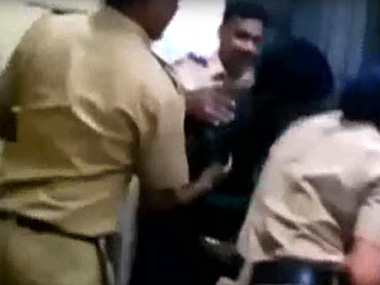 Watch: Video of Mumbai cops thrashing couple inside police station sparks outrage Watch: Video of Mumbai cops thrashing couple inside police station sparks outrage