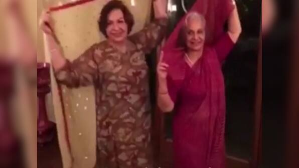 Watch: Helen and Waheeda Rahman's 'Prem Ratan Dhan Payo' dubsmash is the best so far