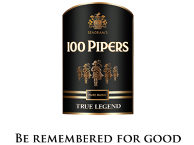 Seagram's 100 Pipers Scotch Logo Liquid Center Vintage Golf Ball |  #4614870363