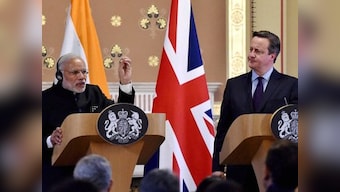 PM in London: Modi cites Nehru, Manmohan Singh in address to British MPs