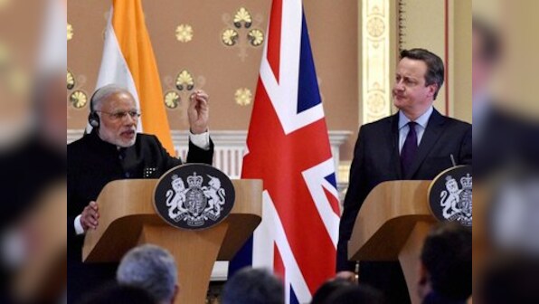 PM in London: Modi cites Nehru, Manmohan Singh in address to British MPs