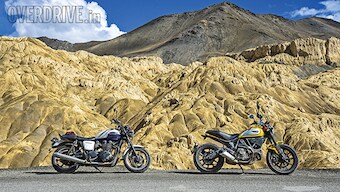 Comparo: Ducati Scrambler vs Triumph Bonneville in Ladakh