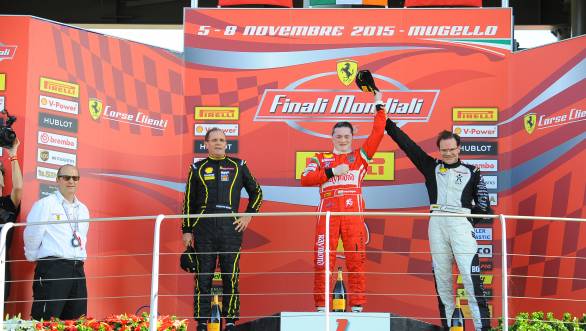 Gautam Singhania takes maiden victory in Ferrari Challenge Gautam Singhania takes maiden victory in Ferrari Challenge