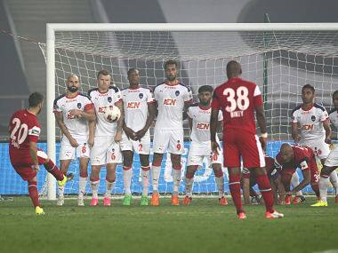 Simao Sabrosa scored with his first touch for NorthEast United. Photo: ISL
