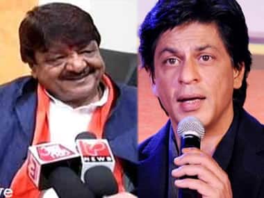 Vijayvargiya and Shah Rukh Khan. IBNLIve 