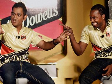 Of helicopter shots and running between wickets: Chris Gayle, MS Dhoni enjoy some banter Of helicopter shots and running between wickets: Chris Gayle, MS Dhoni enjoy some banter