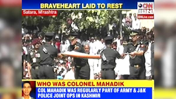 Last salute: Thousands turn up for funeral of Kupwara martyr Colonel Santosh Mahadik
