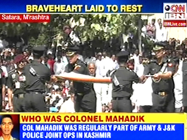 Last salute: Thousands turn up for funeral of Kupwara martyr Colonel Santosh Mahadik Last salute: Thousands turn up for funeral of Kupwara martyr Colonel Santosh Mahadik
