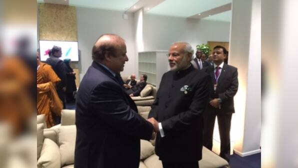 CoP 21: PM Modi meets Nawaz Sharif at the climate change summit in Paris
