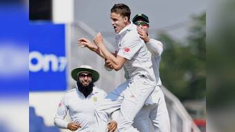 Nagpur Test: South Africa lose two early wickets after India are bundled out for 215