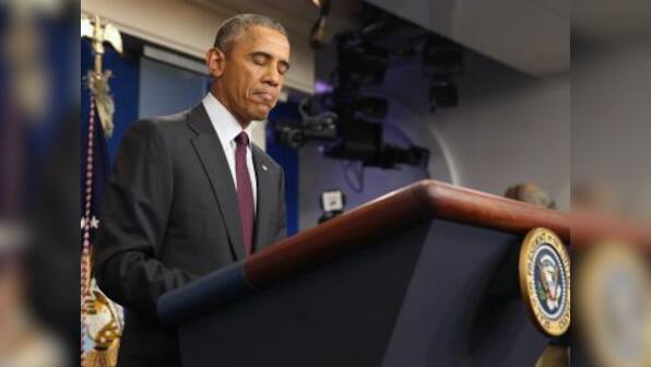 ‘It needs to stop because the world is watching’: Obama hits out at US refugee 'hysteria'