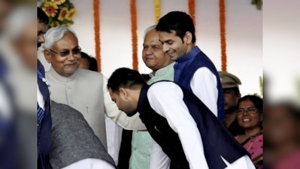 Nitish Kumar sworn in as Bihar CM, Lalu's son Tejaswi to be Deputy CM
