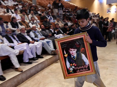 Four militants hanged for Peshawar Army Public School massacre, in which more than 150 were killed Four militants hanged for Peshawar Army Public School massacre, in which more than 150 were killed