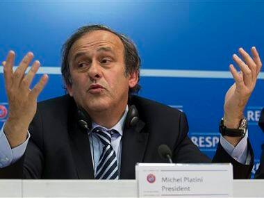 UEFA President Michel Platini. AP
