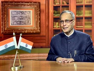 President Pranab Mukherjee in a file photo. PTI
