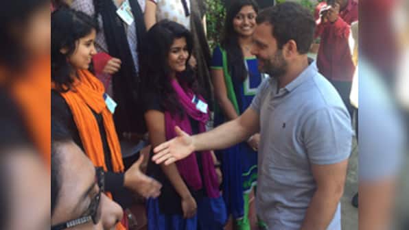 Rahul Gandhi fumbles for answers to queries from Bengaluru students, left embarrassed