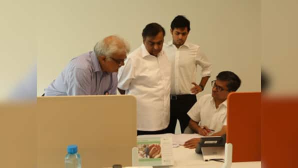 Mukesh Ambani's day out at Jio 'open office'