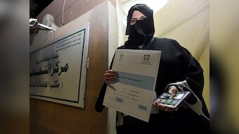 Three activists stopped from contesting elections as Saudi women launch first vote bid
