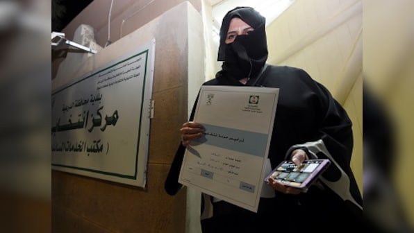Three activists stopped from contesting elections as Saudi women launch first vote bid