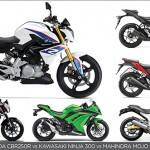 Spec comparison: Yamaha YZF-R3 vs Honda CBR300R vs Honda CBR250R 