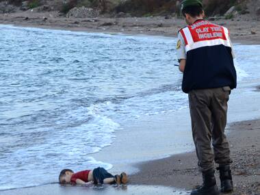 Drowned Syrian toddler Aylan Kurdi. AFP 