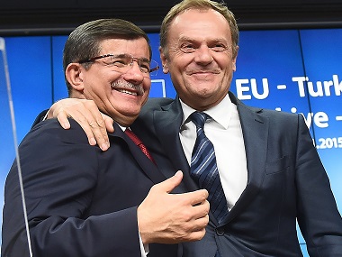 'Historic day': Turkey boosts EU bid, gets $3.2 billion to host Syrian refugees 'Historic day': Turkey boosts EU bid, gets $3.2 billion to host Syrian refugees