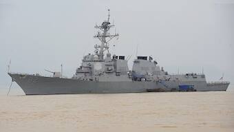 US warship sails close to man-made island in South China Sea, aims to challenge Beijing's territorial claim