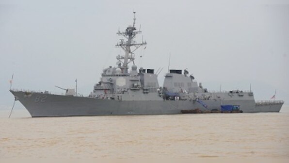 US warship sails close to man-made island in South China Sea, aims to challenge Beijing's territorial claim
