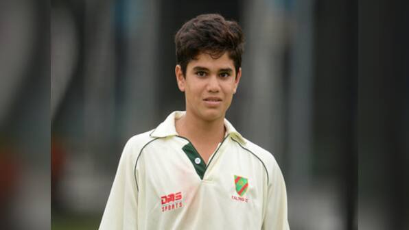 Chip off the old block: Sachin Tendulkar's son Arjun scores 106 off 156 balls in Uner-16 match