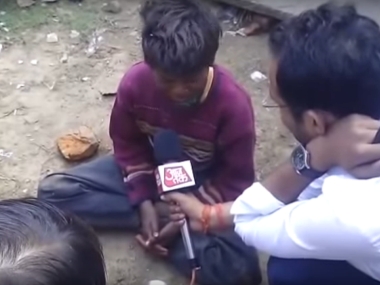 Aaj Tak stringer fired after video reveals attempt to tutor child for news video Aaj Tak stringer fired after video reveals attempt to tutor child for news video