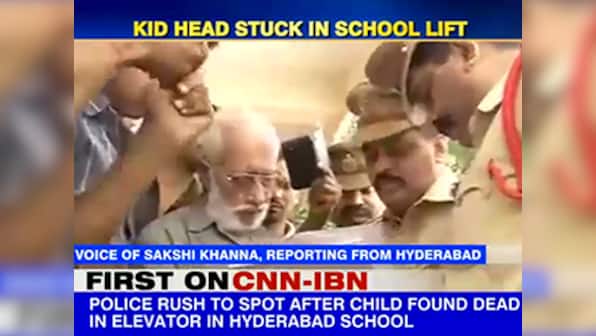 Hyderabad tragedy: School principal arrested after four-year-old crushed to death in lift