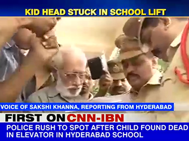 Hyderabad tragedy: School principal arrested after four-year-old crushed to death in lift Hyderabad tragedy: School principal arrested after four-year-old crushed to death in lift
