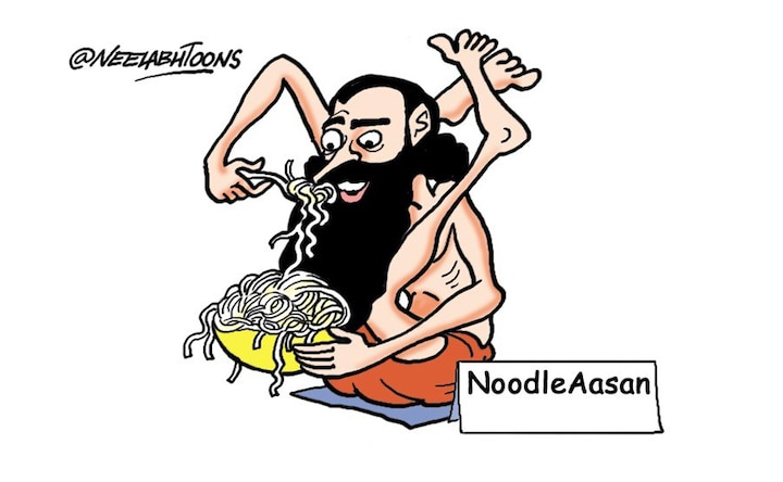 Congress mocks Ramdev, says Yoga guru's asana will produce noodles without regulations