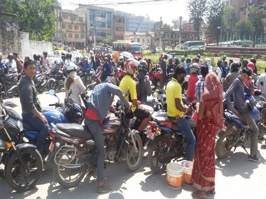 Still smiling and uncomplaining: Glimpse of life in Nepal after India's 'unofficial blockade' Still smiling and uncomplaining: Glimpse of life in Nepal after India's 'unofficial blockade'