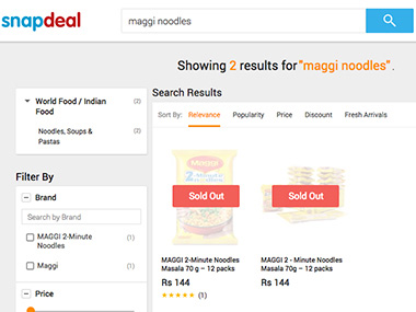 #MaggiIsBackAndGone: Nestle relaunches noodles on Snapdeal and is sold out in no time #MaggiIsBackAndGone: Nestle relaunches noodles on Snapdeal and is sold out in no time