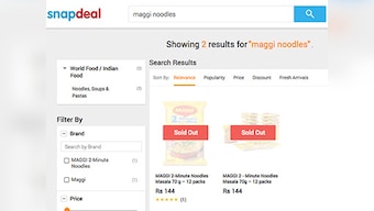 #MaggiIsBackAndGone: Nestle relaunches noodles on Snapdeal and is sold out in no time