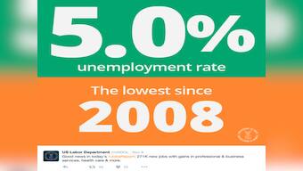 US employers add maximum jobs in hiring rebound, jobless rate falls to record low