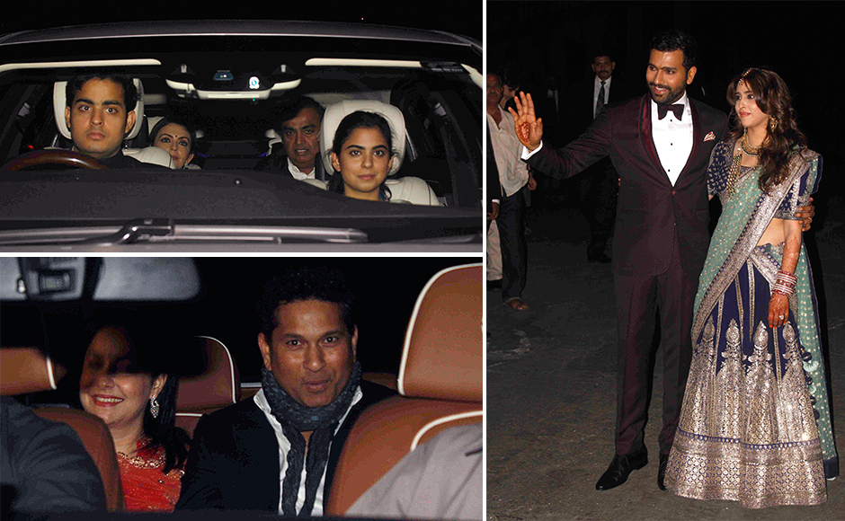 The who's who of Mumbai attend Rohit Sharma's wedding to Ritika Sajdeh The who's who of Mumbai attend Rohit Sharma's wedding to Ritika Sajdeh